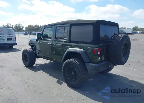 2021 Jeep Wrangler Unlimited Sport S 4X4 from USA, damaged, VIN 1C4HJXDN3MW596142